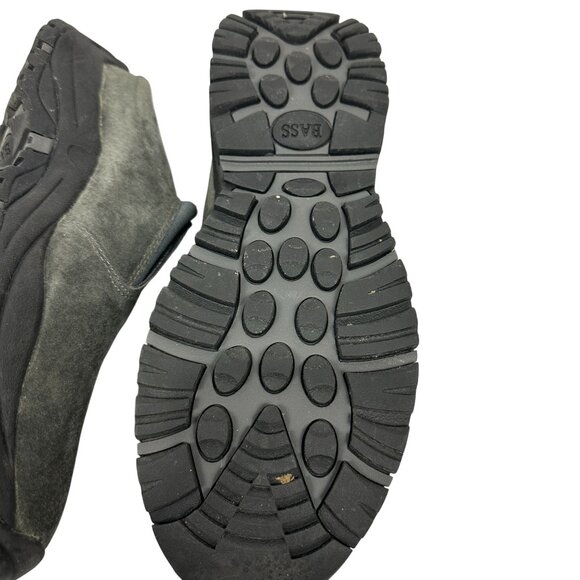 Bass Mens Spiral II Suede Slip-On Shoes 11M Gray Leather Upper Durable Outdoor S - Picture 9 of 9